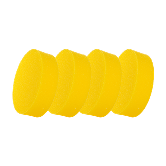 Полировальный диск HANKO средней жесткости гладкий 80*25мм желтый