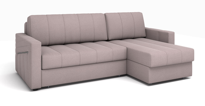 ДВУСПАЛЬНЫЙ СТИЛЬНЫЙ СОВРЕМЕННЫЙ ПРУЖИННЫЙ УГЛОВОЙ ДИВАН-КРОВАТЬ ДАЛЛАС, МЕТАЛЛОСКЕЛЕТ С МЕХАНИЗМОМ СЕРДЖИО НЕДОРОГО