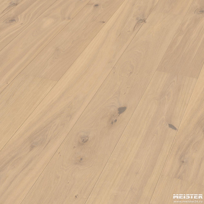 Паркетная доска Meister Дуб Рустик Чистый 8486 PD200C