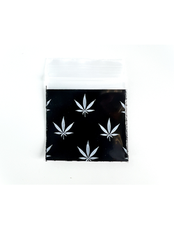 ПАКЕТЫ ZIPLOCK CANNABIS 30x30 мм