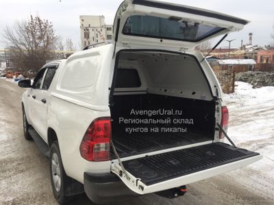 Стальной коммерческий кунг Sammitr S Plus V2 на Toyota Hilux Revo 2015-2016-2017-2018 AvengerUral.ru