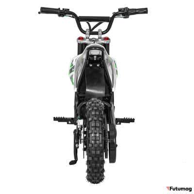 Электромотоцикл GreenCamel Питбайк DB450, 48V 1200W R12/R10 зеленый