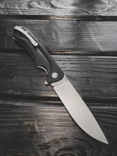 Складной нож Чиж плюс сталь К 110, рукоять G10, цвет черный