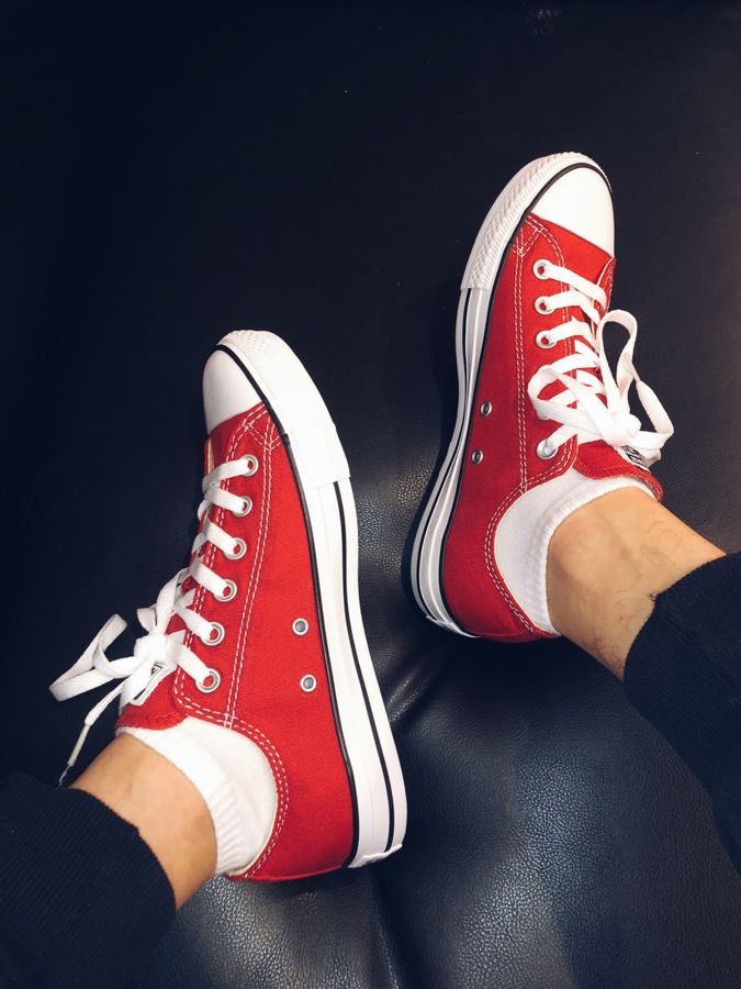 Купить Кеды Converse All Star низкие красные в Москве