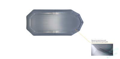 Лодка ПВХ Мастер Лодок Apache Гребная 220 Графит