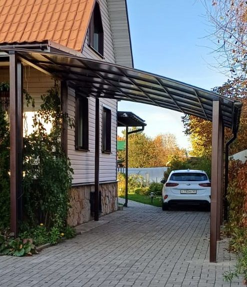 Навес для автомобиля в Пскове заказать