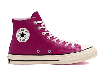 Кеды Converse Chuck Taylor 70 кожаные розовые высокие