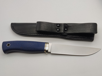 Нож Длинный Джек Эксперт сталь VG10 синяя микарта