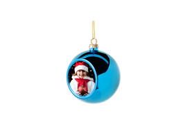 Синий шар с фото