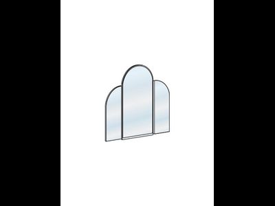 Туалетный столик Басса СТ 551 с зеркалом (СТм)