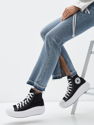 Кеды Converse Move High Top на платформе высокие черные