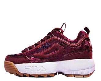 Fila Disruptor 2 Velvet Edition бордовые бархат (36-41)