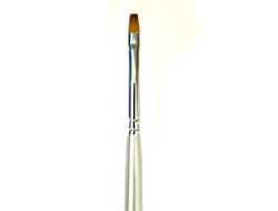 Кисть для окрашивания бровей прямая Туя