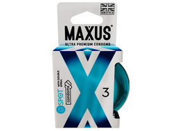 0901-067 Презервативы MAXUS G spot, двойная спираль, 3 шт