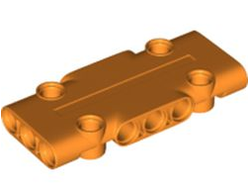 Technic, Panel Plate 3 x 7 x 1, Orange (71709 / 6358256)