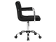 Офисное кресло для персонала DOBRIN TERRY, черный велюр (MJ9-101)