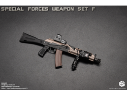 Автомат АК-105 с комплектом аксессуаров и снаряжения (Special Forces Weapon Set) - 1/6 (06045E) - Easy&Simple