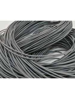 Резинка шляпная, 2,0 мм цвет серый