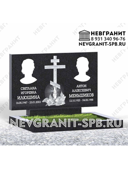 Горизонтальный памятник ДГ-71 габбро