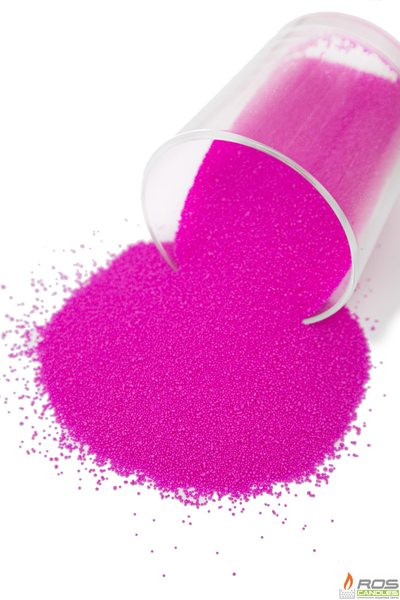 Насыпные свечи RosCandles розовые "Ярко-розовый" - 1 кг, с отдушкой "Ванильная карамель"