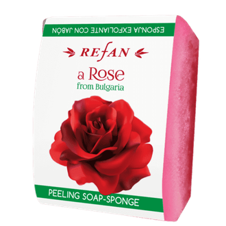 Мыло-губка  Rose from Bulgaria Refan 75 г