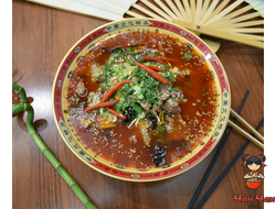 Говядина по-сычуаньски в соусе чили 水煮牛肉 1000гр