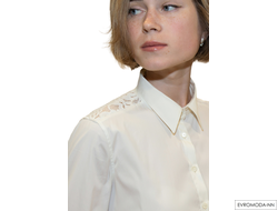 Блузка кремовая Вельвет - F2