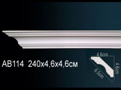 Карниз гладкий AB114