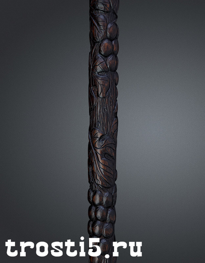 Трость "Деметра" матовая с рукоятью Боярин