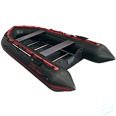 Лодка ПВХ Мнев и К Korsar Командор KMD-470Pro Чёрный