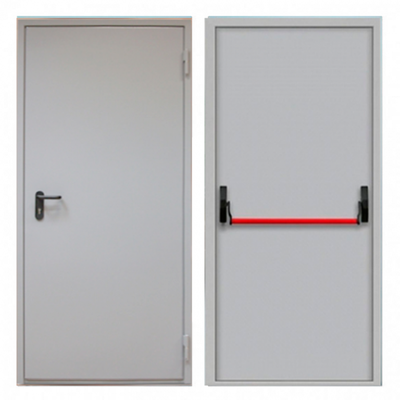 дверь противопожарная ДПМ-01/60 с системой антипаника 2100*900 - 1,4 мм