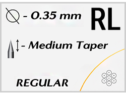 EZ Filter - Round Liner Medium Taper / 0.35