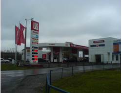 Реклама на АЗС в районе Лефортово