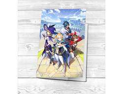 Обложка на паспорт Genshin Impact, Геншин Импакт №3