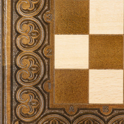 Шахматы резные "Королевские" от мастера Карена Халеяна