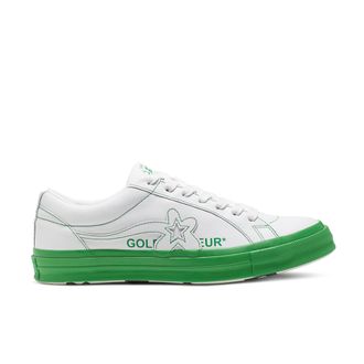 Кеды Converse X Golf Le Fleur Colorblock One Star зеленые низкие