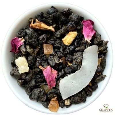 Зеленый чай с кокосом и ананасом - Тропический ананас 250г