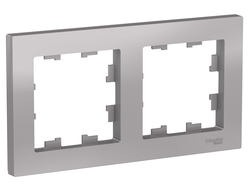 Рамка 2-поста, алюминий, серия Atlas Design