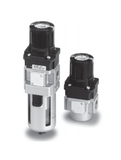 Фильтр / регулятор со встроенным манометром AWG20/30/40
