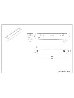 Блок Manhattan Original R1603 - 1000мм