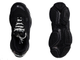 Кроссовки Balenciaga Triple S черные c прозрачной подошвой