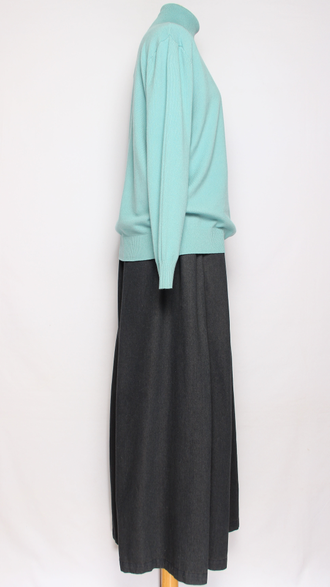 Свитер "ГЛАДКИЙ С ДЛИННЫМ РУКАВОМ " 7807 салатный, малахит, хаки, бирюзовый, морская волна р.52-56