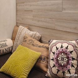 Стеновая панель MEISTER Cream grey rustic oak 4082 в интерьере