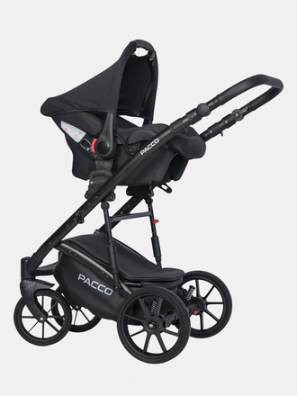 Коляска 3в1 Riko Basic Pacco 09 Black