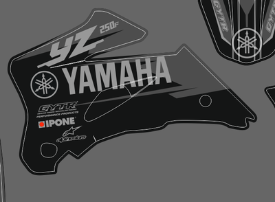 Наклейки на мотоцикл Yamaha YZ YZF 2006 - 2009 #2058