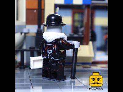 Конструктор фигурка Зомби олигарх (миллионер), совместим с Лего