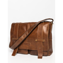 Кожаная мужская сумка Madruzzo Premium brown (арт. 
5068-63)