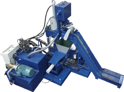 Пресс для брикетирования металлической стружки 