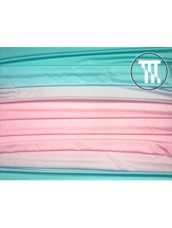 Бифлекс матовый градиент, цв. Светло-розовый + Тиффани (темный)