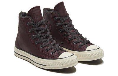 Кеды Converse Chuck 70 Cozy Club зимние с мехом бордовые